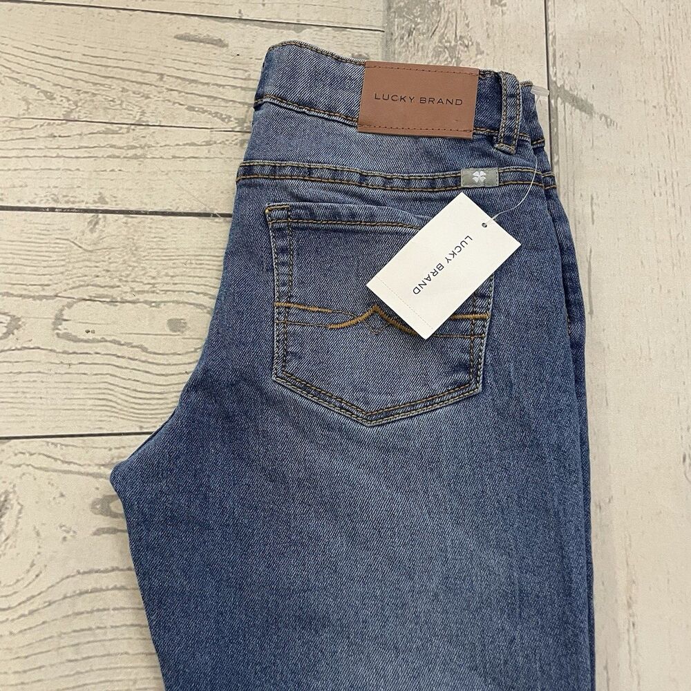 Lucky Brand Youth Size 12 Blue Zoe Skinny Slim Fit Stretch Denim Jeans NWT